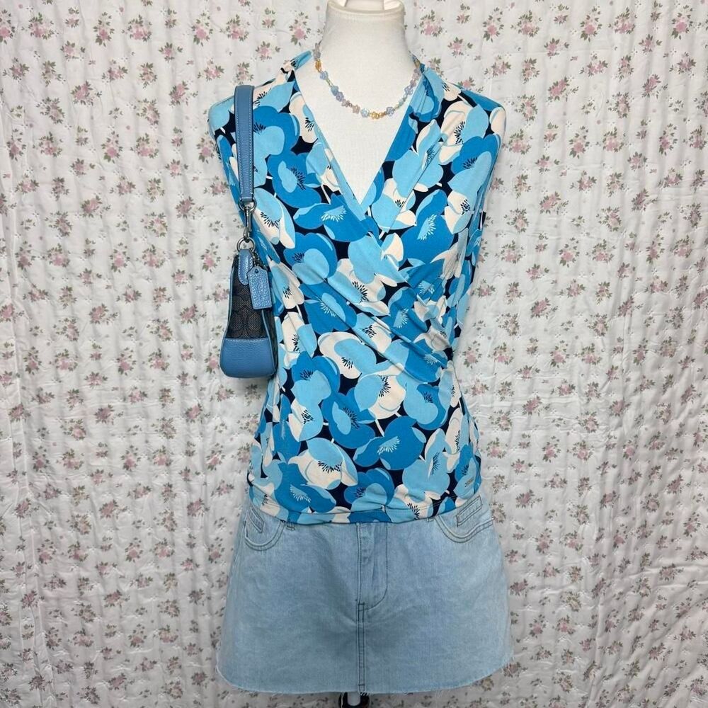 Elie-tahari Women's Blue Blouse